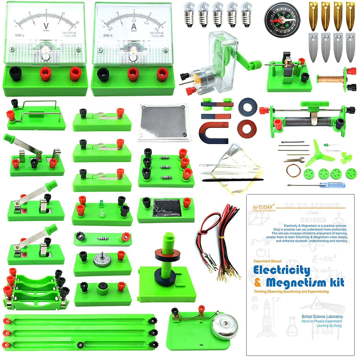 EUDAX Basic Hands-On Magnets & Magnetism Kit