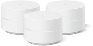 Google Wifi Flexible Entire Home Mesh Router, 3-Pack