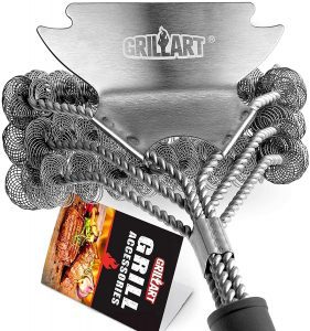GRILLART Steel Wire Loop Brush & Grill Scraper