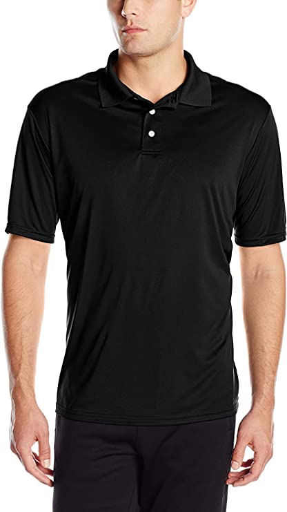 Hanes Tagless 50+ UPF Protection Polo Tee-Shirts For Men