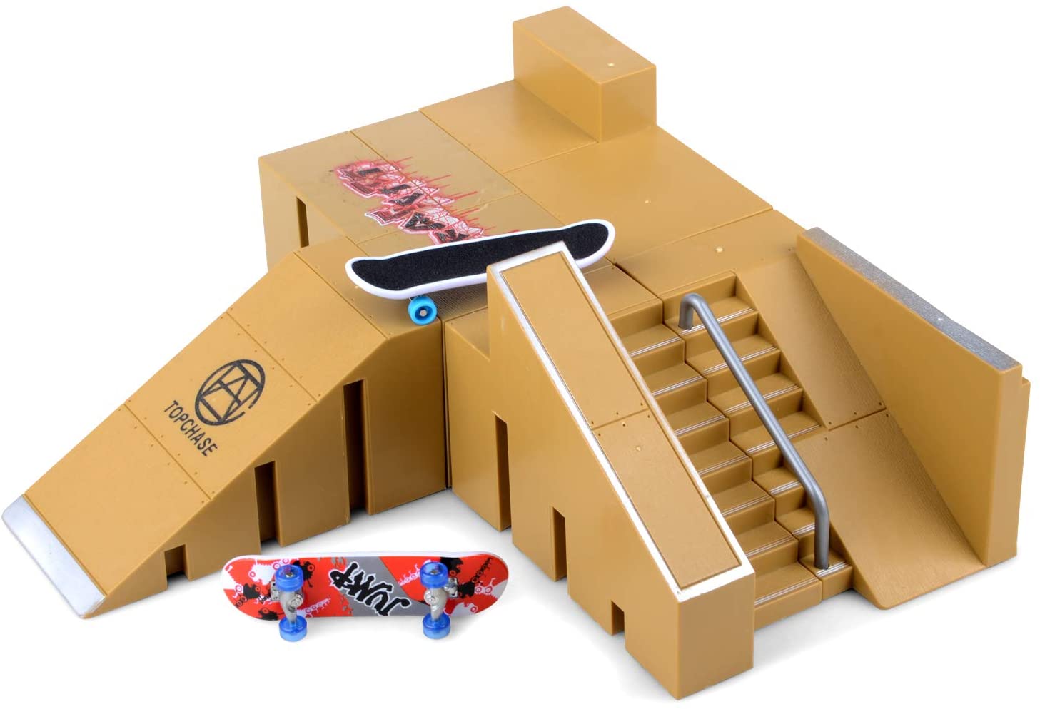 Hometall Customizable Skate Park & Fingerboard Set