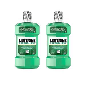 Listerine Freshburst Plaque Reducing Mouthwash, 2-Pack