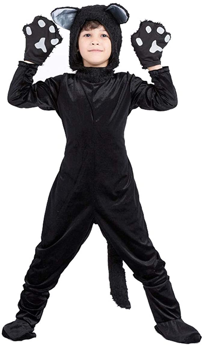 LMYOVE Children’s Jumpsuit Black Cat Costume