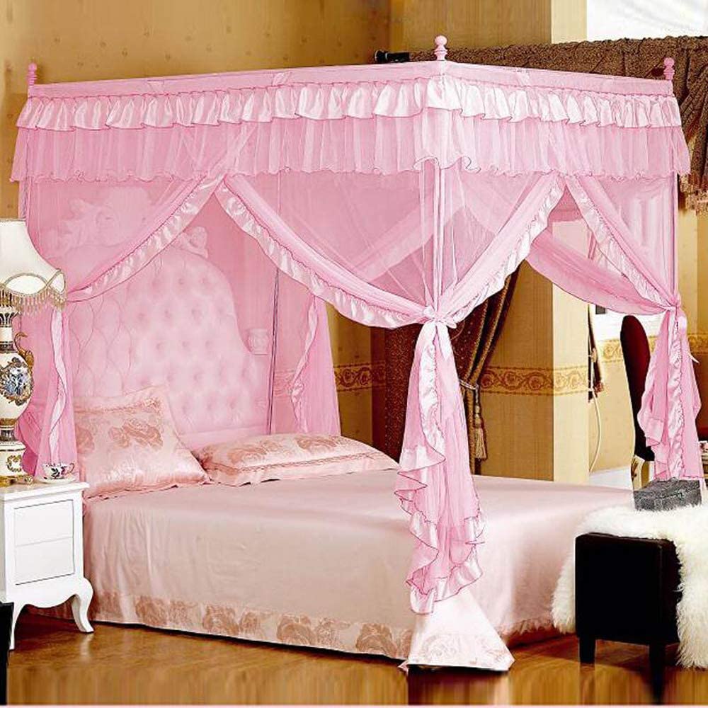 Mengersi Classical Openings All-Round Bed Canopies & Drapes