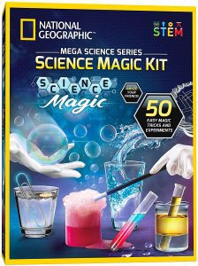 NATIONAL GEOGRAPHIC Magic Trick Science Kit, 50-Piece