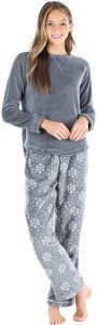 PajamaMania Plush Washable Fleece Pajamas For Women