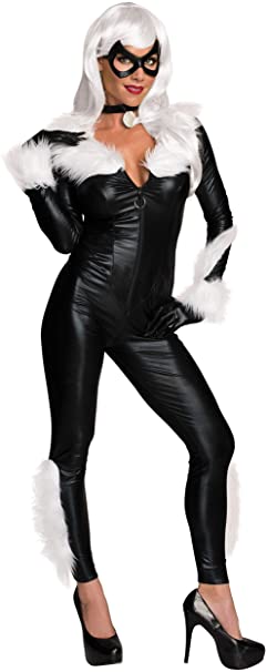Rubie’s Licensed Faux Fur Details Black Cat Costume