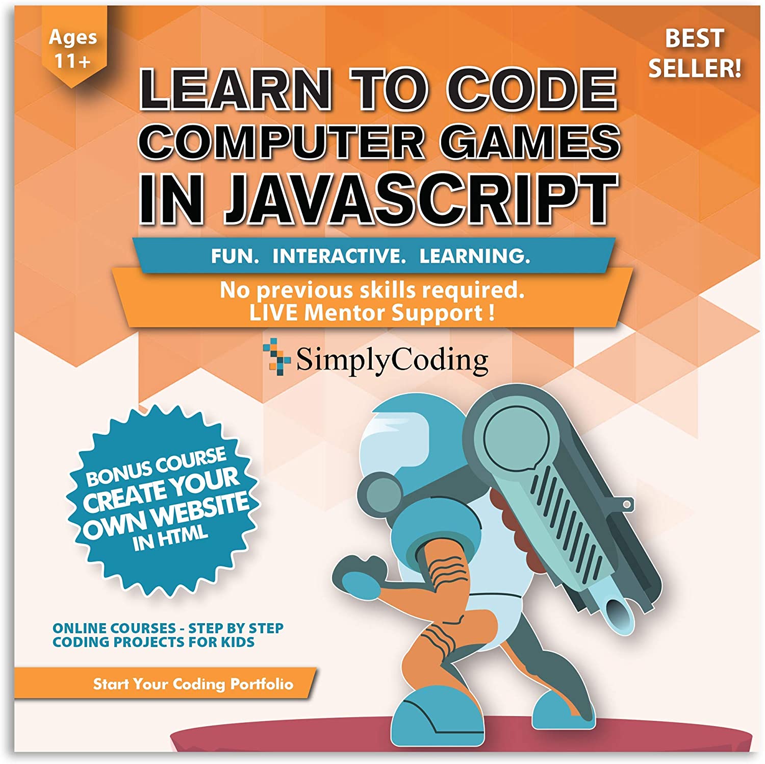 SimplyCoding JavaScript Online Course Beginner Coding For Kids