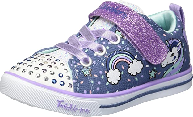 Skechers Light-Up Low Top Size 12 Girls’ Shoes