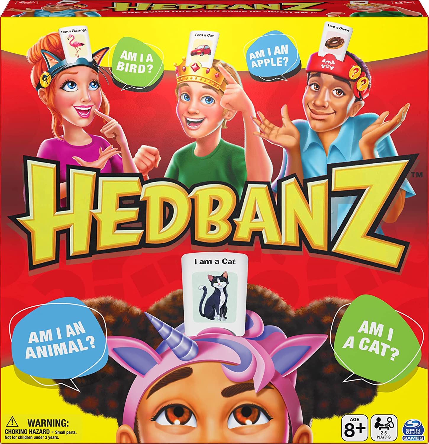 Spin Master Hedbanz Question Board Game For All Ages