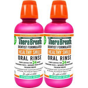 TheraBreath Remineralizing Fluoride Mouthwash, 2-Pack