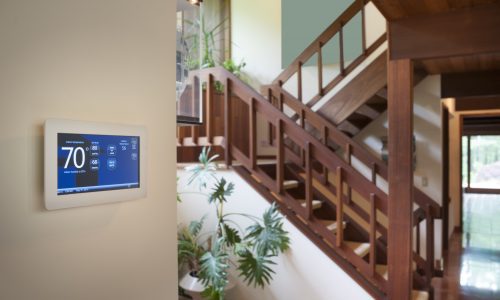 Smart energy control thermostat