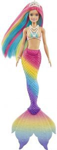 Barbie Multicolored Neon Hair Mermaid Toy
