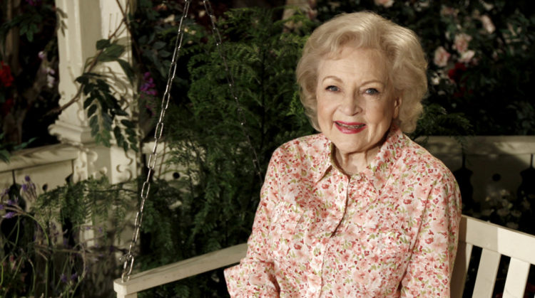 Actor Betty White in 2010