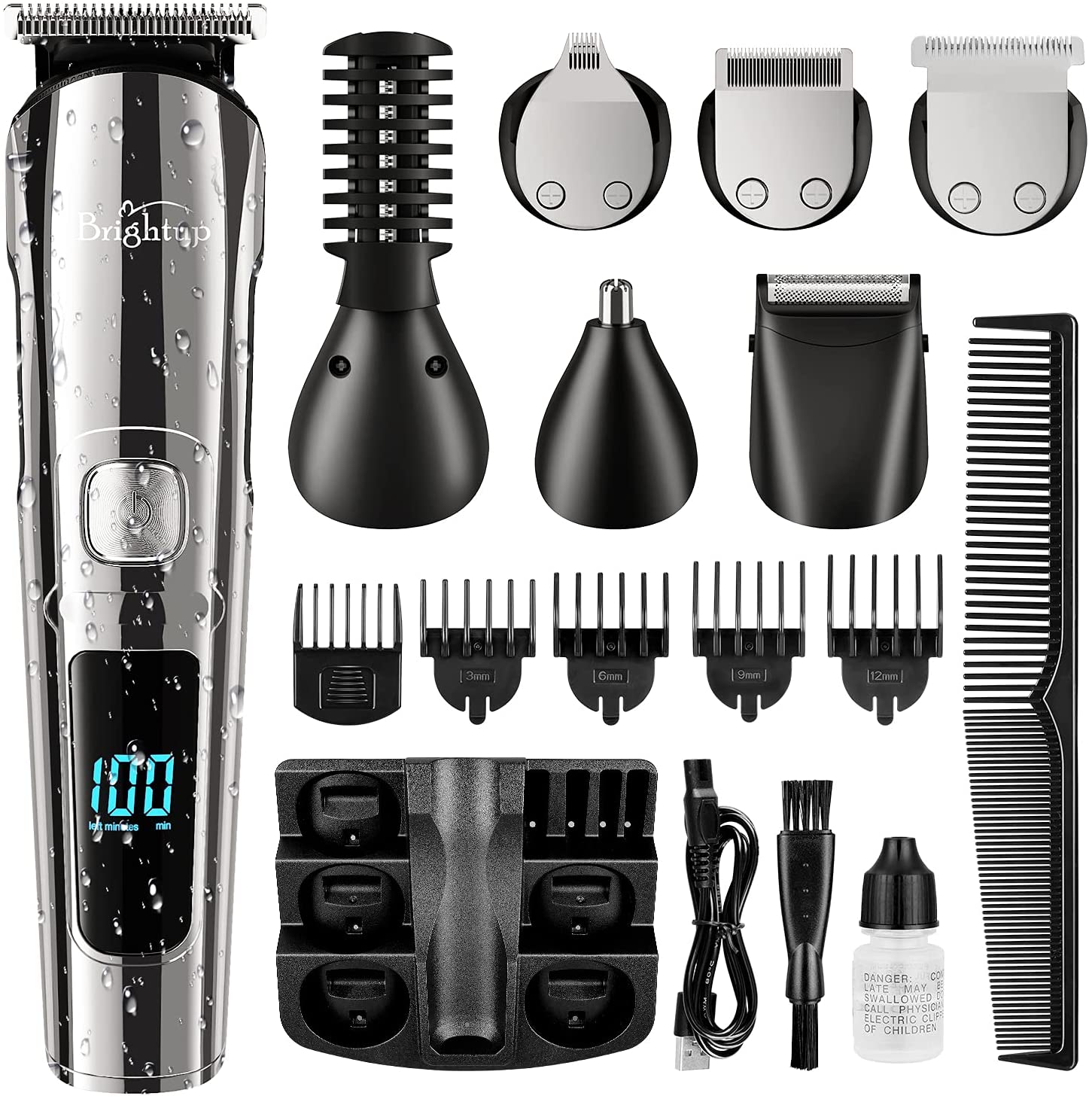Brightup Multi-Functional Easy Clean Hair Clippers