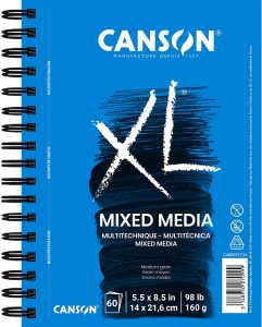 Canson Heavyweight Mixed Media 5.5 x 8.5-Inch Drawing Pad