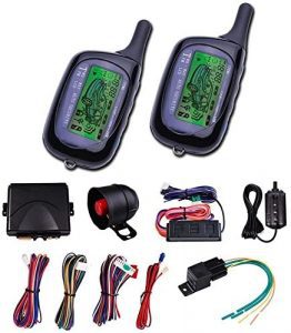 Carbest LCD Remote Control Alarm & Automatic Start Kit For Car