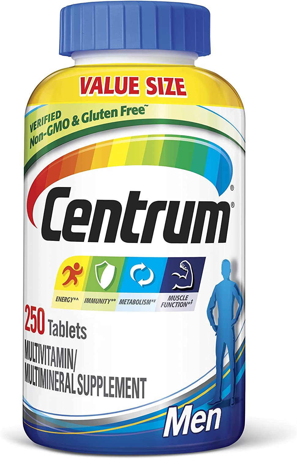 Centrum Metabolism Support Men’s Multi-Vitamins, 250-Count