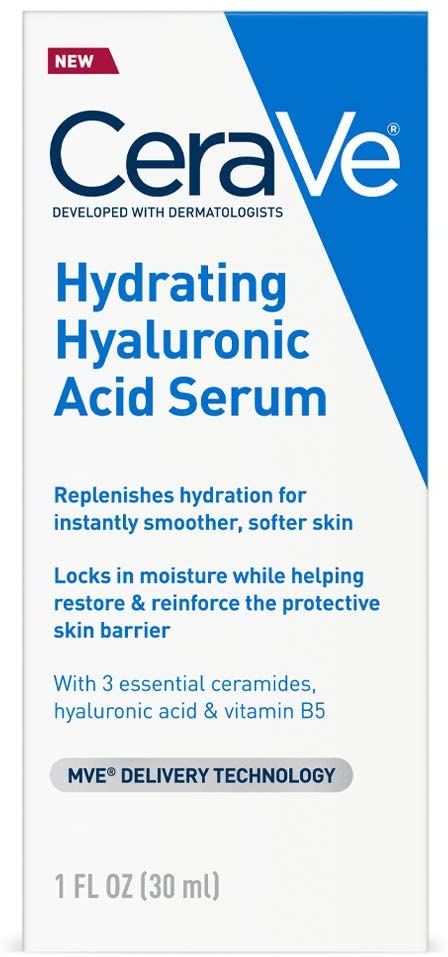 Cerave Hydrating Hyaluronic Acid Gel-Cream Face Serum