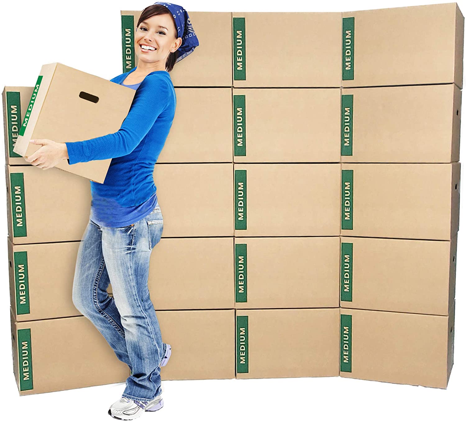 CHEAP! CHEAP! MOVING BOXES Cardboard Book Storage Boxes, 20-Pack