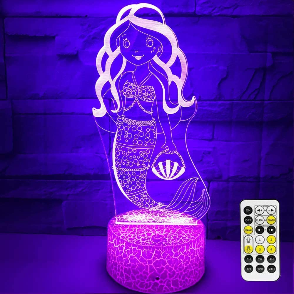 ‎eTongtop Eco-Friendly Mermaid Lamp Night Light