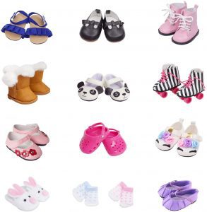 Etistta Fashion Footwear 18-Inch Doll Accessories