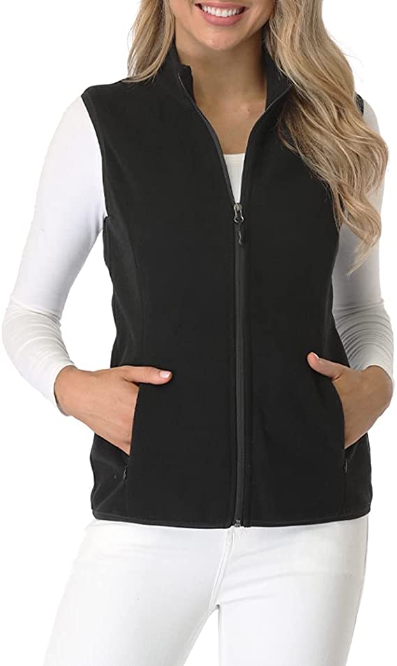 Fuinloth Midweight Contoured Fleece Vest For Women