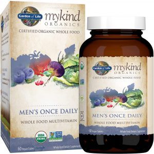 Garden of Life mykind Organics Prostate Support Men’s Multi-Vitamins, 60-Count