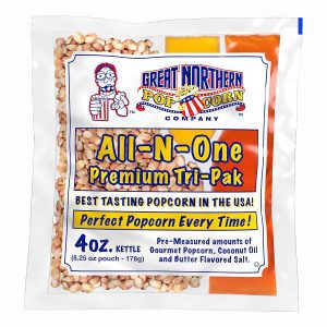 Great Northern Popcorn Company Unpopped Seasoned Kernels Bags, 24-Count