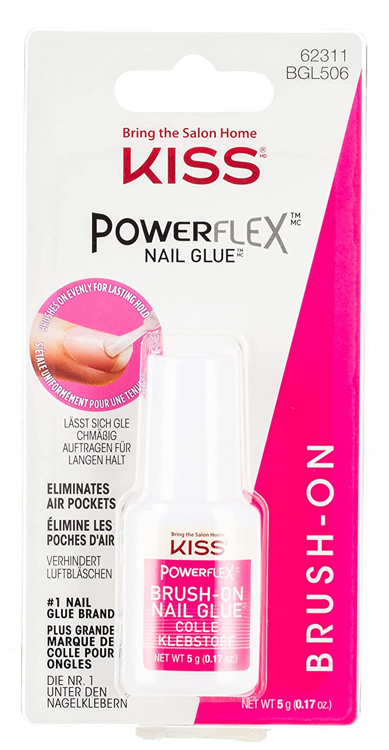 Kiss Power Flex Precision Brush-On Nail Glue