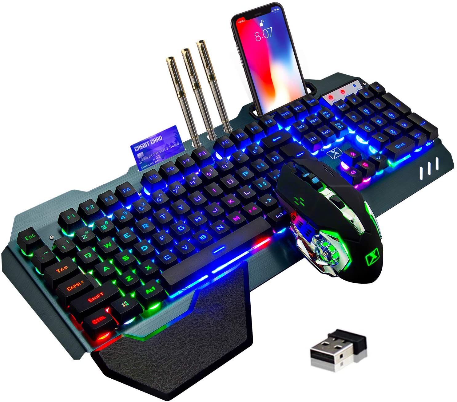LexonElec Ergonomic Hand Support Wireless Gaming Keyboard