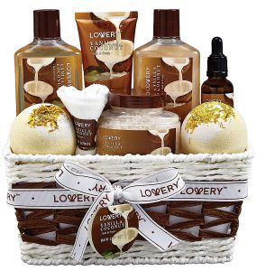 LOVERY Scented Beauty Products Gift Basket, 9-Piece