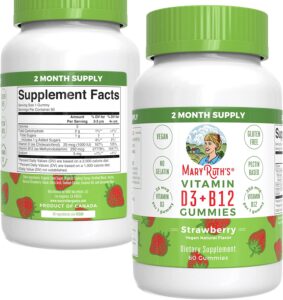 MaryRuth’s Easy-To-Chew Vegan Gummy Vitamin, 60-Count