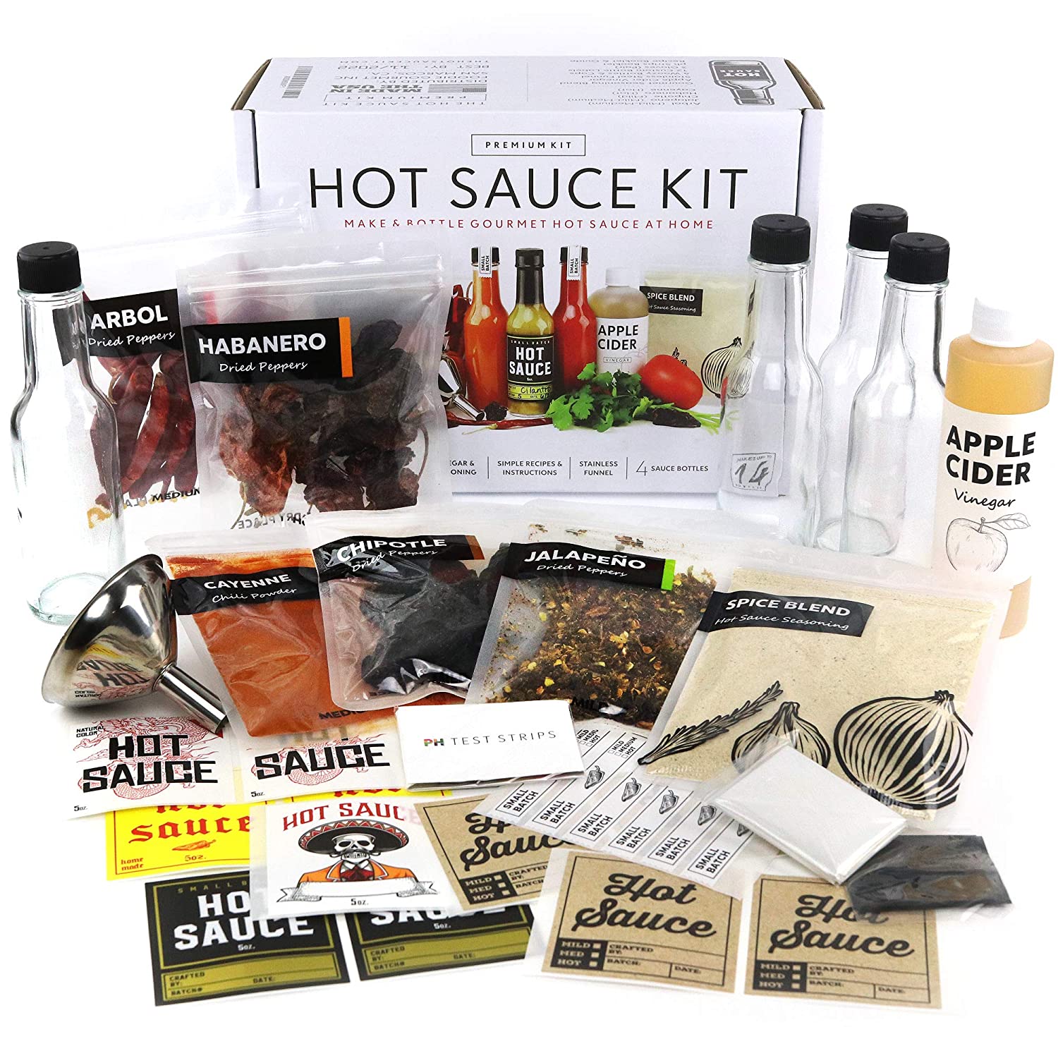 Millhouse Spice Co. Gourmet DIY Hot Sauce Kit