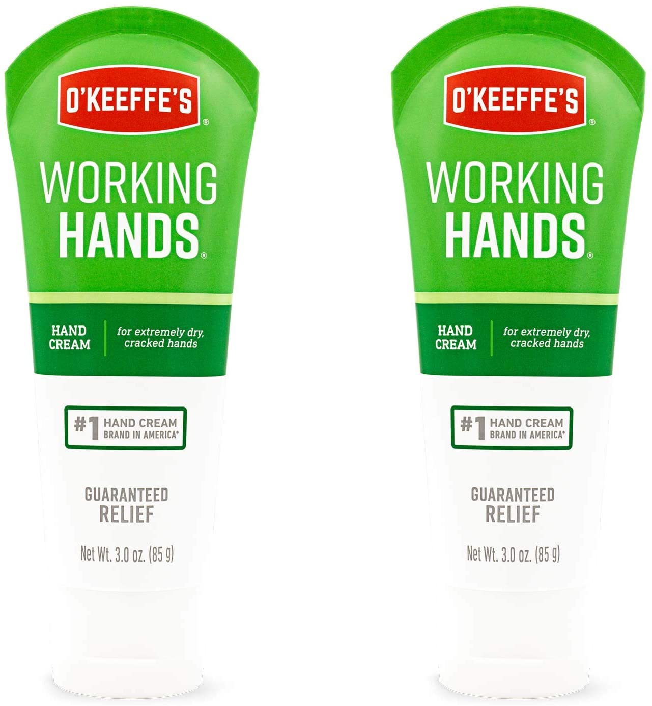 O’Keeffe’s Working Hands Unscented Moisturizing Hand Lotion, 2-Pack