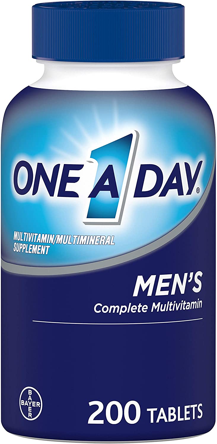 ONE A DAY Heart Health Men’s Multi-Vitamins, 200-Count