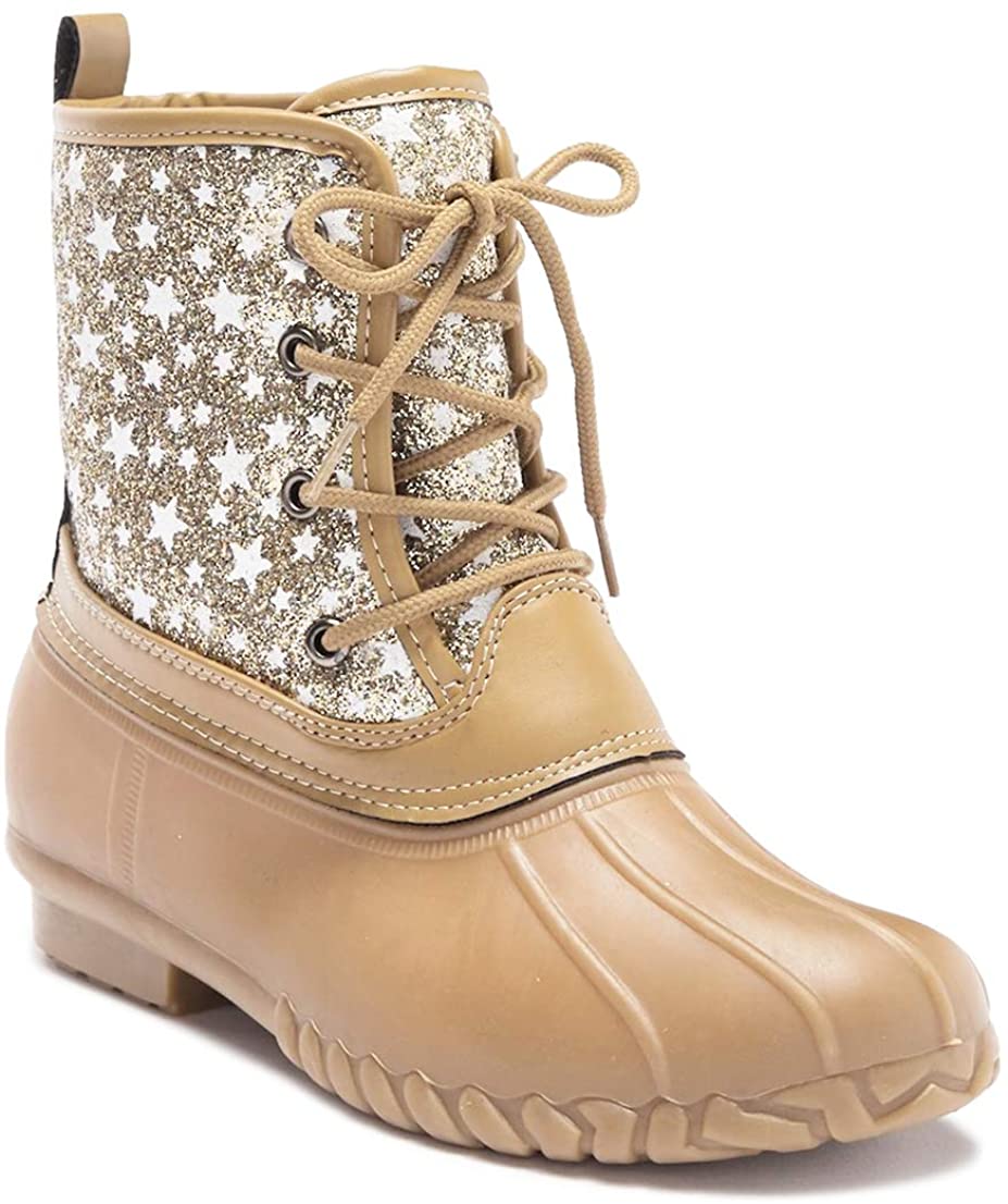 SGirl Lace-Up Waterproof Girls’ Duck Boots