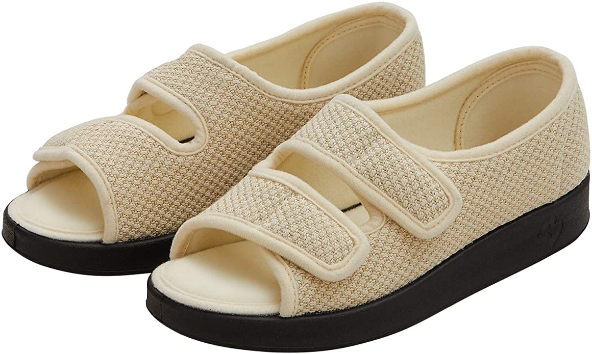 Silvert’s Foam Sole Open-Toe Senior Shoes For Women