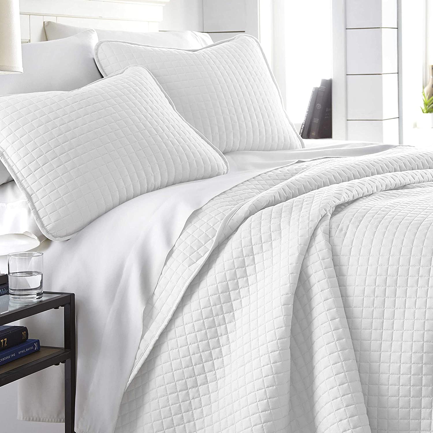Southshore Fine Living Premium Quilt Collection Luxury Bedding, 3-Piece