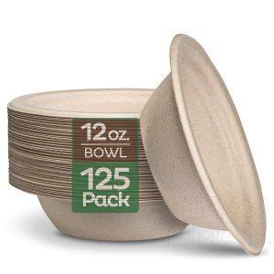 Stack Man Tree & Plastic Free Disposable Soup Bowls, 125-Count