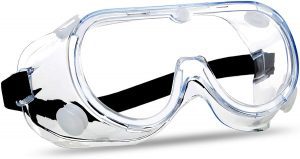 SuperMore Wide-Vision Anti-Fog Lab Safety Goggles