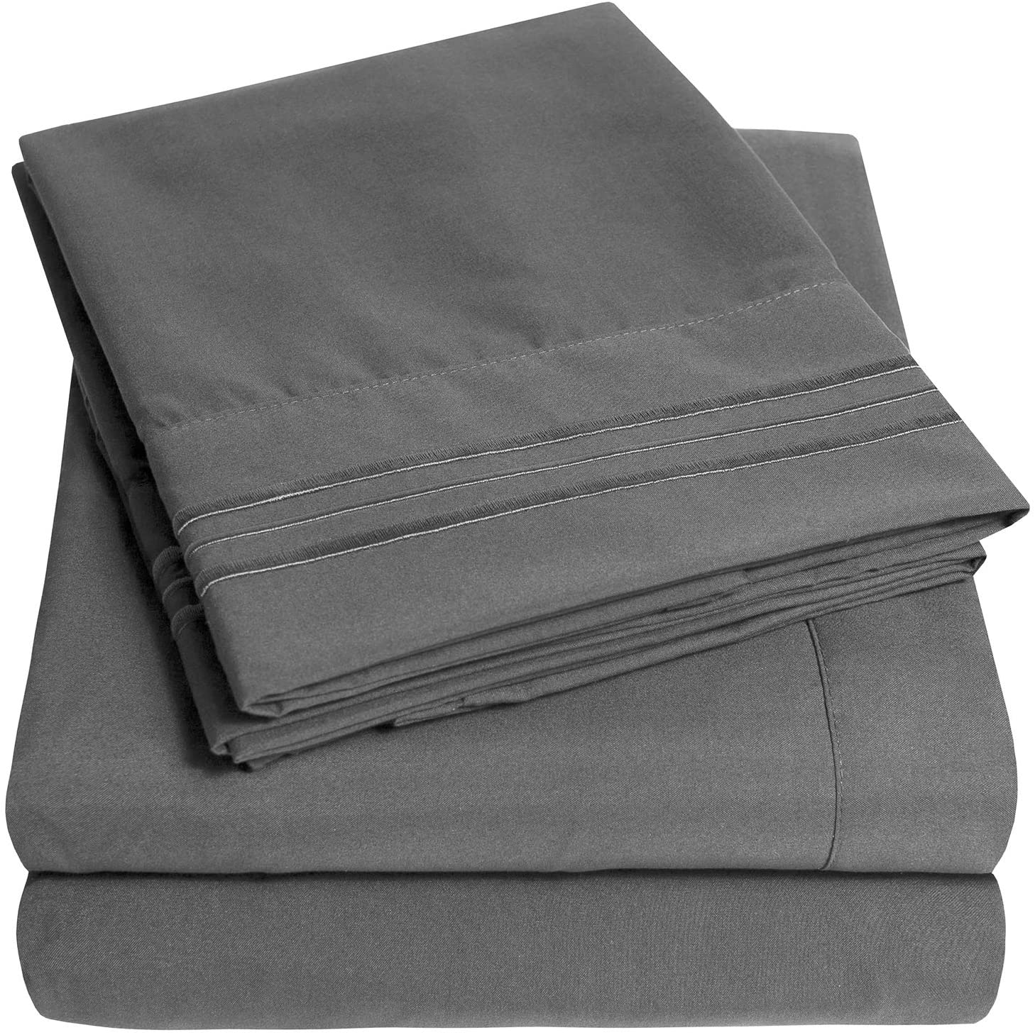 Sweet Home Collection Wrinkle-Resistant 1500-Count Sheet Set, 4-Piece