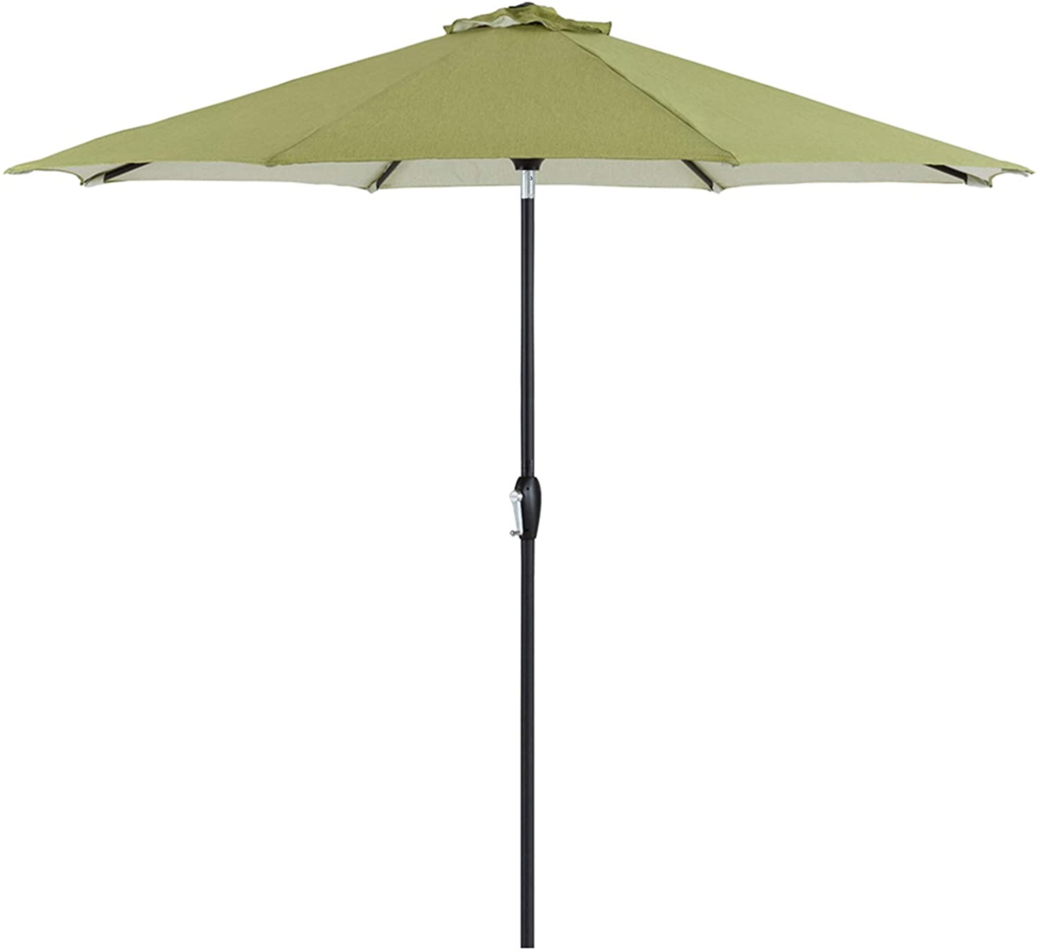 Tempera Crank-To-Tilt System Patio Table Umbrella, 9-Foot