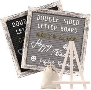 TUKUOS Hand Crafted Reusable Wooden Letter, 10 x 10-Inch