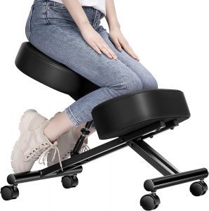 VIVOHOME Rolling Anti-Rust Kneeling Desk Office Chair