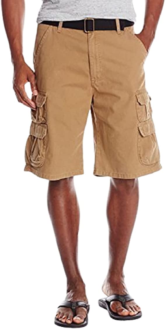 Wrangler Authentics Cotton Twill Relaxed Cargo Shorts For Men