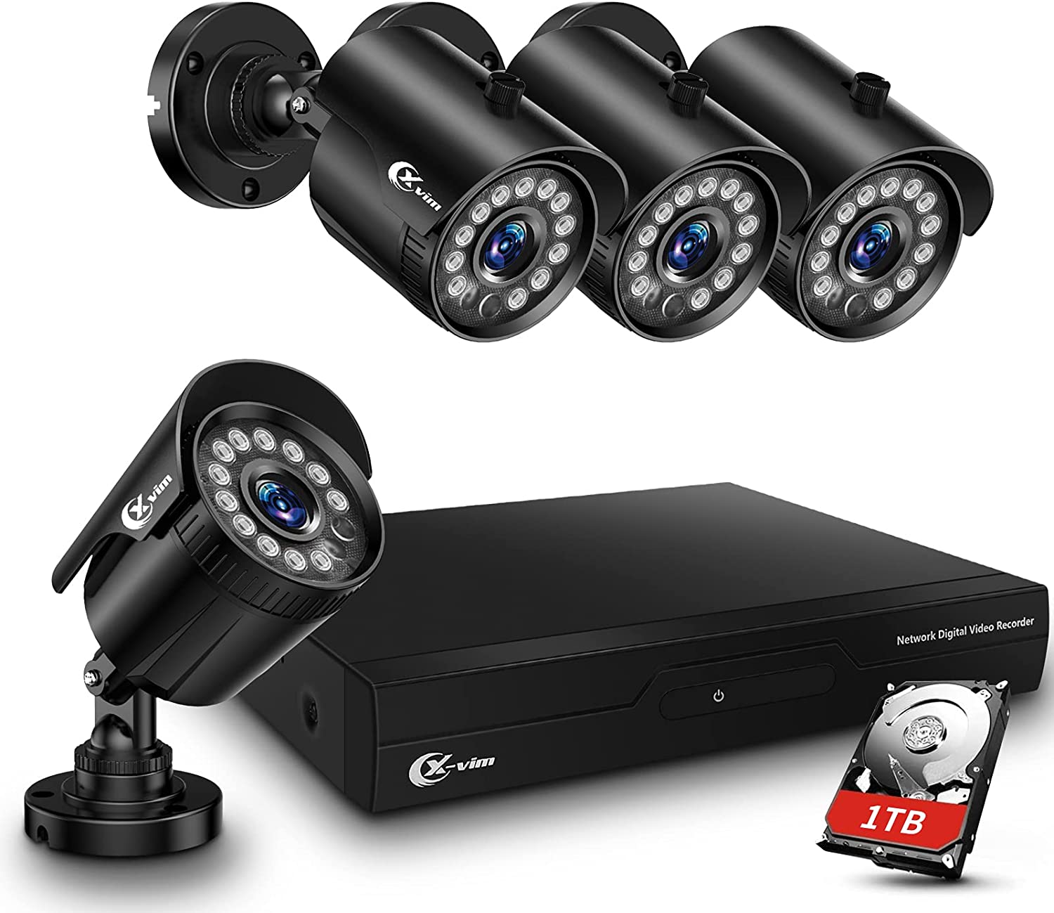XVIM Weatherproof Smart Home Security Camera System