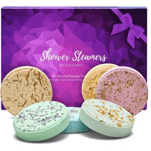 Cleverfy Essential Oil Variety Shower Steamers, 6-Pack
