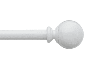 Bali Blinds Decorative Ball Caps Curtain Rod, 48 To 84-Inch