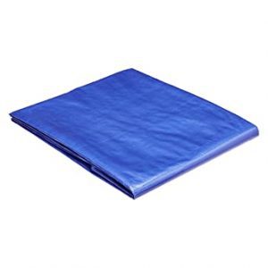 AmazonCommercial Water-Resistant Double-Sided Tarp, 5 X 7-Foot, 4-Pack